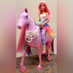 Barbie Pink and Purple Doll with Accessories